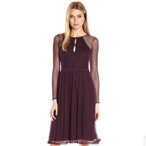 BCBGENERATION Dotted Mesh Dress